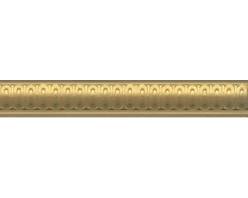Керамический бордюр Kerama Marazzi Борромео 25х4 золото BOA005